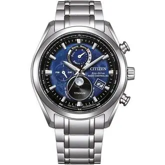 CITIZEN Tsuki-Yomi Eco-Drive Moonphase Titanium BY1010-81L