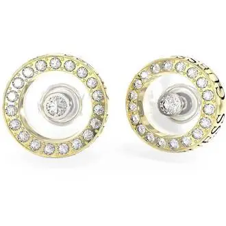 GUESS STEEL Bond Χρυσά Σκουλαρίκια Με Ζιργκόν JUBE03256JWRHYGT-U