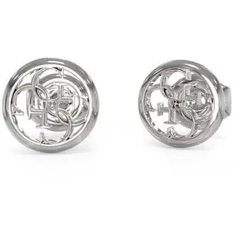 GUESS STEEL Perfect Illusion Ασημένια Σκουλαρίκια JUBE03375JWRHT-U