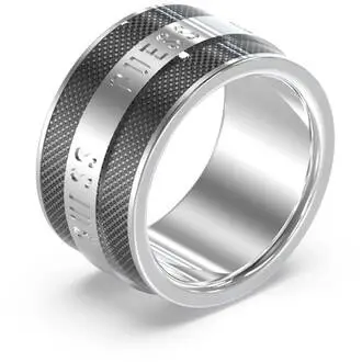 GUESS STEEL Legacy Δίχρωμο Δαχτυλίδι JUMR03209JWSTBK