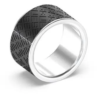 GUESS STEEL King's Road Δίχρωμο Δαχτυλίδι JUMR03226JWSTBK