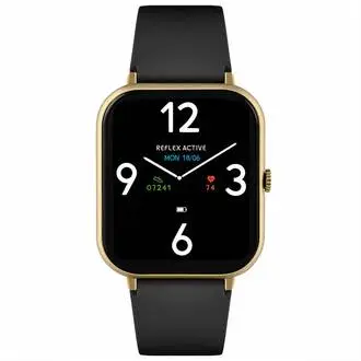REFLEX ACTIVE Series 23 Black Silicon Strap RA23-2168