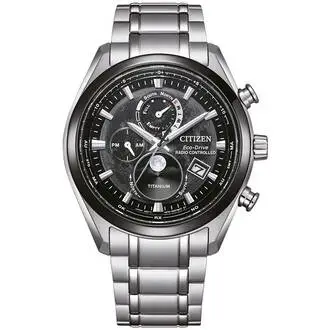 CITIZEN Tsuki-Yomi Eco-Drive Moonphase Titanium BY1018-80E