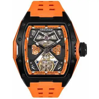 GRESHAM GL Special Edition Black and Orange Colourway-Lava G1-0001-ORN