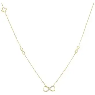 KALOUSTIAN Κολιέ Σε Κίτρινο Χρυσό 14K Με Ζιργκόν 5AB.470C