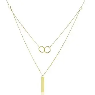 KALOUSTIAN Κολιέ Σε Κίτρινο Χρυσό 14K 5FAV.82126C
