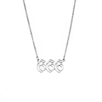 Κολιέ Senza Stainless Steel, Angel Numbers
