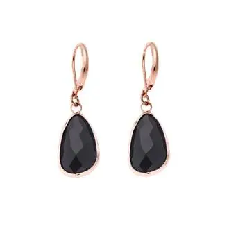 Σκουλαρίκια SENZA Steel Rose Gold Plated
