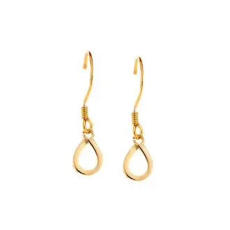 Σκουλαρίκια Senza Silver 925 Gold Plated