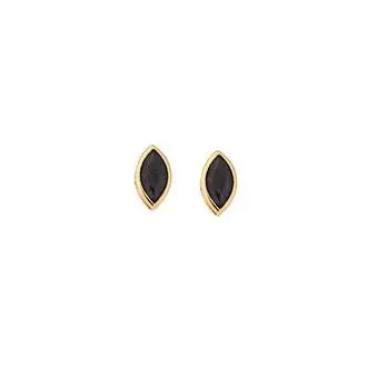 Σκουλαρίκια Senza Φύλλο Silver 925 Gold Plated