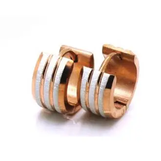 Σκουλαρίκια Senza Steel Rose Gold