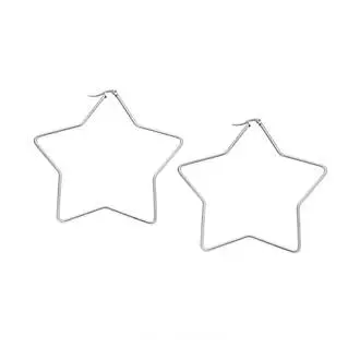 Σκουλαρίκια Senza Steel 8 cm