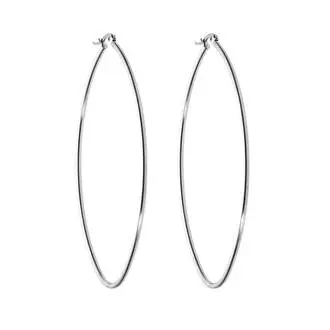 Σκουλαρίκια Senza Steel 8X5,5 cm
