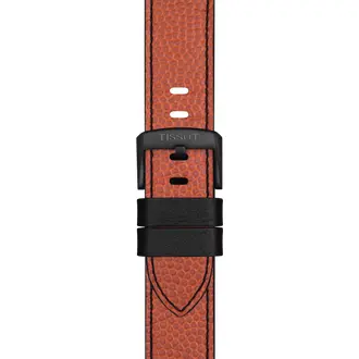 TISSOT Αυθεντικό Πορτοκαλί Δερμάτινο Λουράκι NBA Wilson 22/22 T852047500