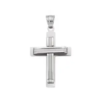 Μοτίφ Senza Men&#039;s Steel, Σταυρός από ατσάλι