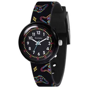 TIKKERS Kids Black Strap ATK1103