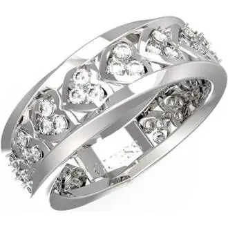 GUESS STEEL Mon Amour Ασημένιο Δαχτυλίδι Με Ζιργκόν JUBR04605JWRH