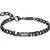 LACOSTE Script Βραχιόλι Μαύρο Από Ανοξείδωτο Ατσάλι 19cm 2040478