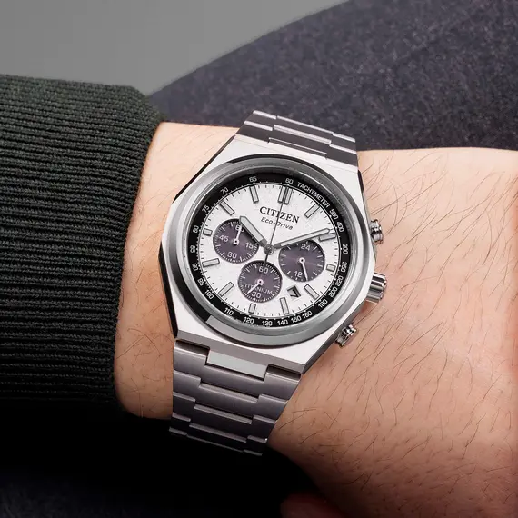 CITIZEN Eco-Drive Super Titanium Chronograph CA4610-85A, image 2