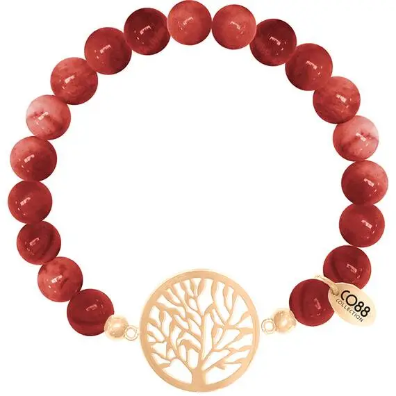CO88 Beloved Steel Bracelet Natural Stone Adjustable 8CB-80017