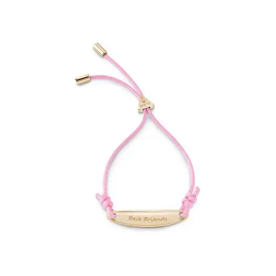 GUESS Best Friends Leather Rhodium Plated Bracelet UBB85046-L