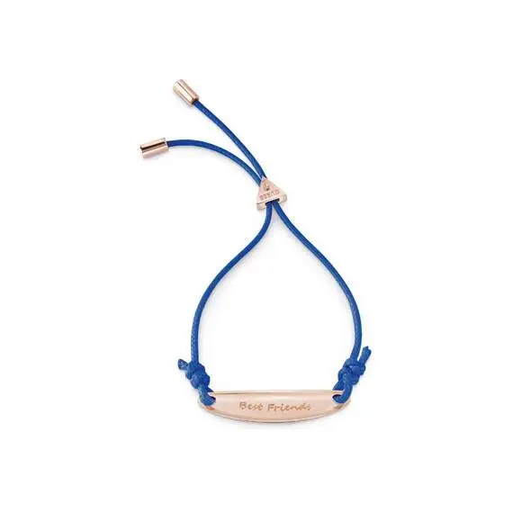 GUESS Best Friends Leather Rhodium Plated Bracelet UBB85047-L