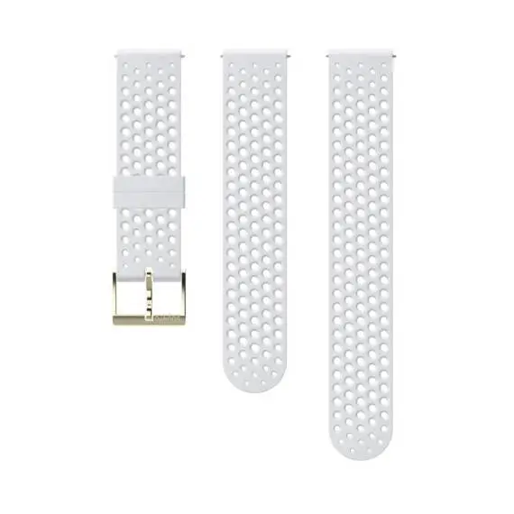 SUUNTO 20mm Athletic 1 White Gold Silicon Strap SS050179000