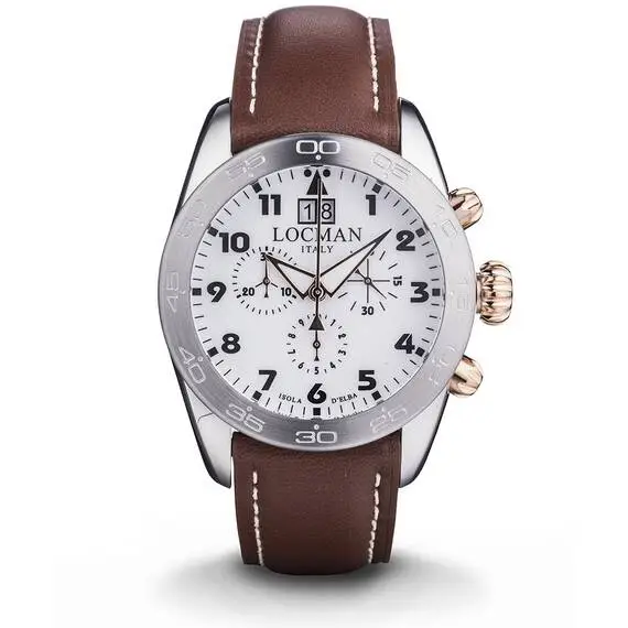 LOCMAN Isola D'elba Chronograph 0460M08-0RWHBKPN