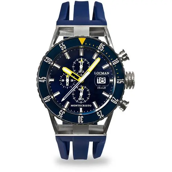 LOCMAN Montecristo Chronograph 051200BYBLNKSIB