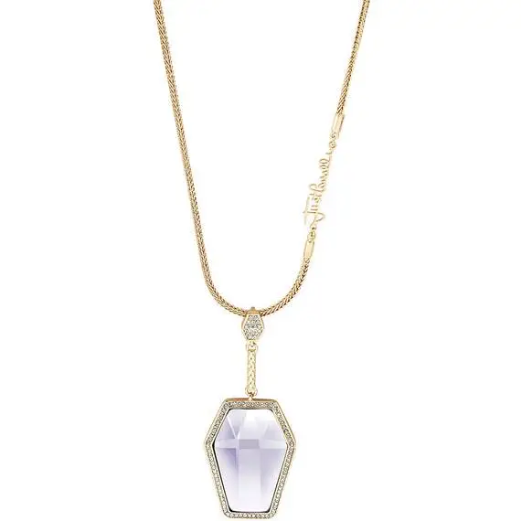 JUST CAVALLI Zaffiro Gold Stainless Steel Necklace JCNL01033200