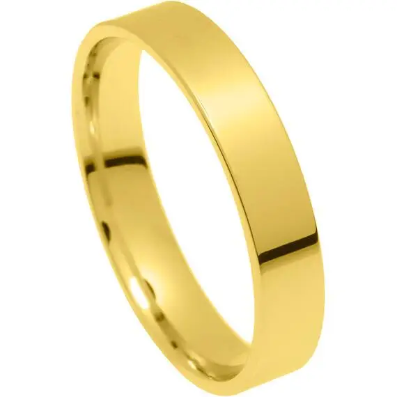 STERGIADIS Βέρα Κλασσική Σε Κίτρινο Χρυσό K14 4-GOLD