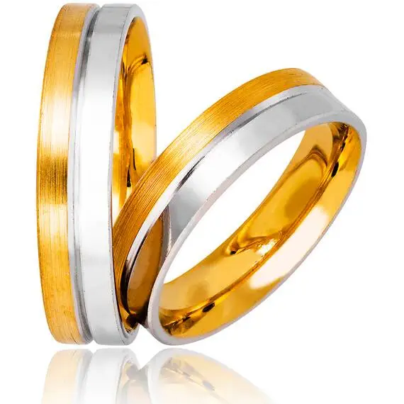STERGIADIS Wedding Ring With Pattern Gold K14 740-WGGOLD