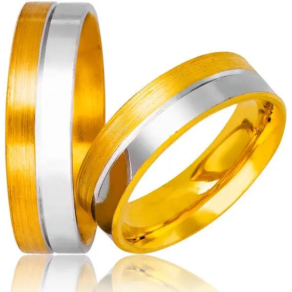 STERGIADIS Wedding Ring With Pattern Gold K14 741-WGGOLD