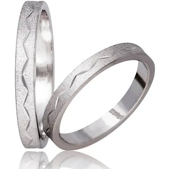 STERGIADIS Wedding Ring With Pattern Gold K14 746-WGOLD