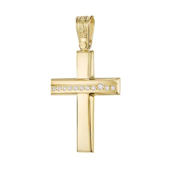 TRIANTOS Yellow Gold Cross 14K 1.2.1321Y