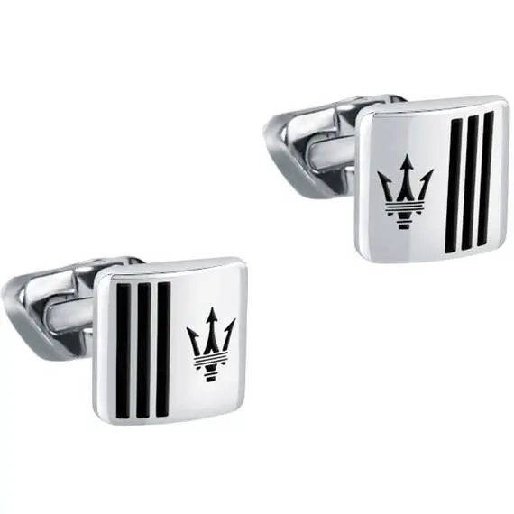 MASERATI Stainless Steel Cufflinks JM422AVD10