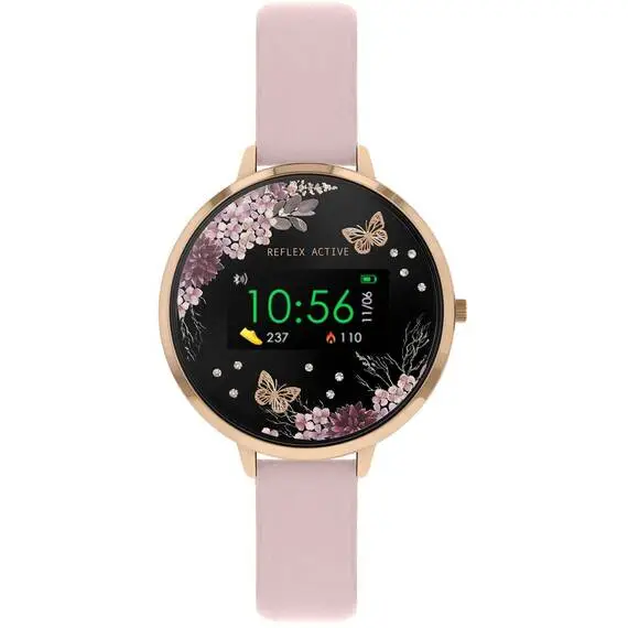 REFLEX ACTIVE Series 03 Smartwatch Blush Butterfly Pink Strap RA03-2014