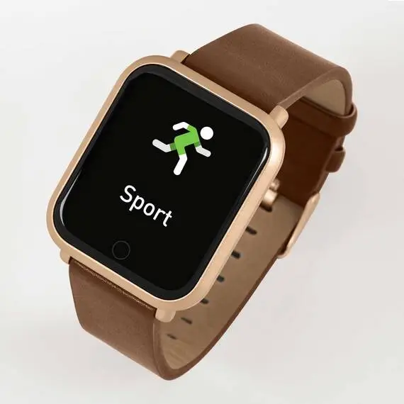 REFLEX ACTIVE Series 06 Smartwatch Brown Strap RA06-2092, image 3