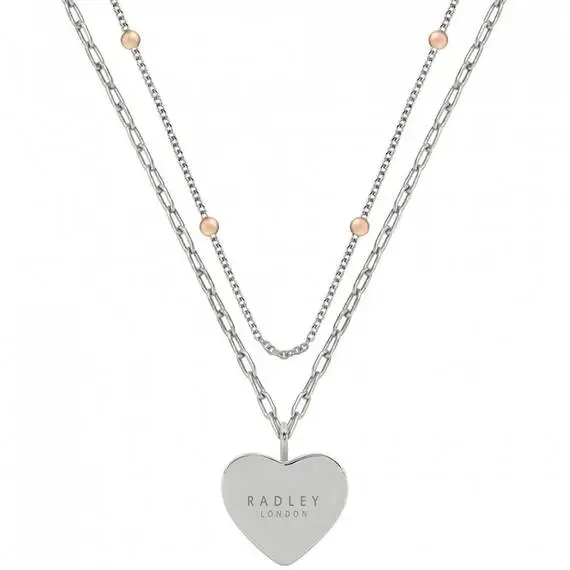 RADLEY LONDON Ασημένιο Κολιέ Από Ατσάλι RYJ2331S