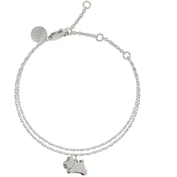 RADLEY LONDON Βραχιόλι Ασημένιο Από Ατσάλι Με Ζιργκόν RYJ3155S