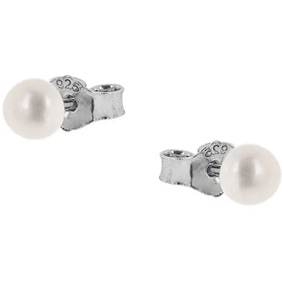 PRINCESILVERO Σκουλαρίκια Πέρλα Από Ασήμι 925 9W-SC002-1