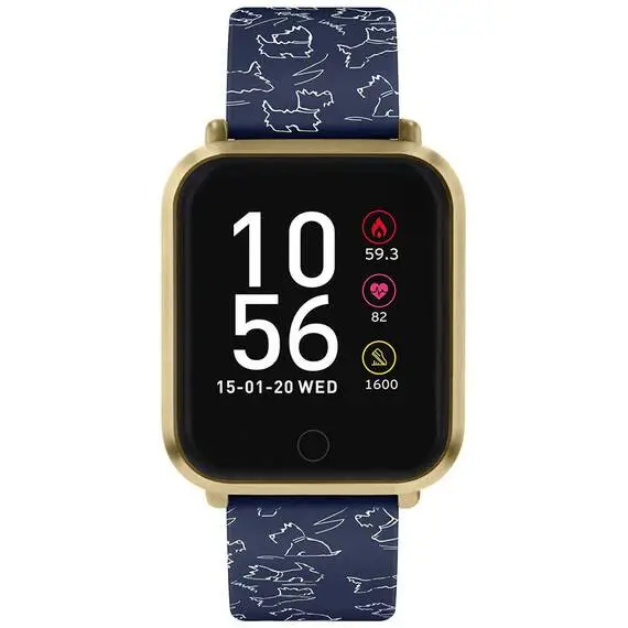 RADLEY LONDON Series 06 Smartwatch Gold Navy Blue Silicone RYS06-2066