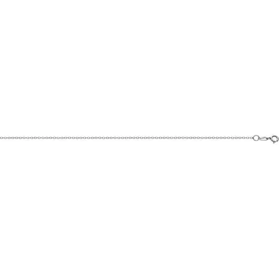 ALORO White Gold Chain 9K ΑΣΔ025-45-9
