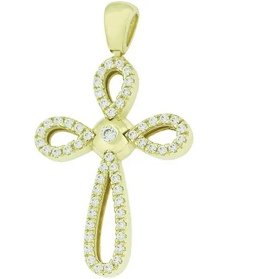 KALOUSTIAN Gold Cross 14K 5KR.989CR