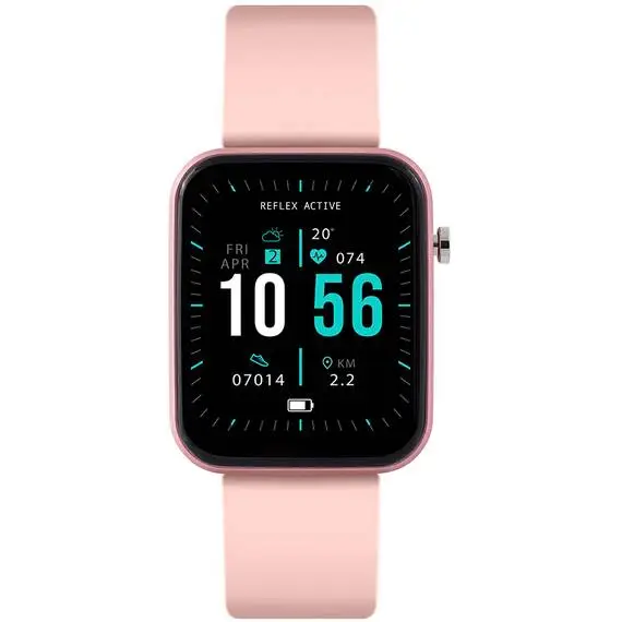 REFLEX ACTIVE Series 13 Smartwatch Pink Silicon Strap RA13-2138