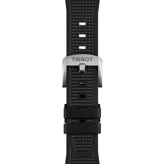 TISSOT Αυθεντικό Μαύρο Καουτσούκ Λουράκι Για PRX 12mm T852048462