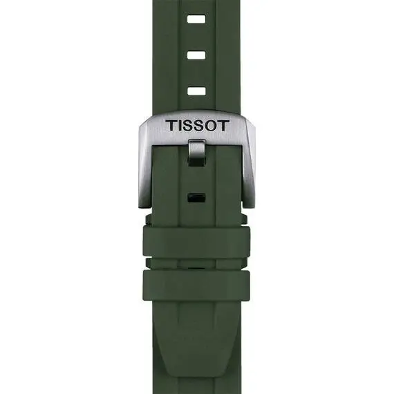 TISSOT Αυθεντικό Χακί Καουτσούκ Λουράκι 20/17 T852049054