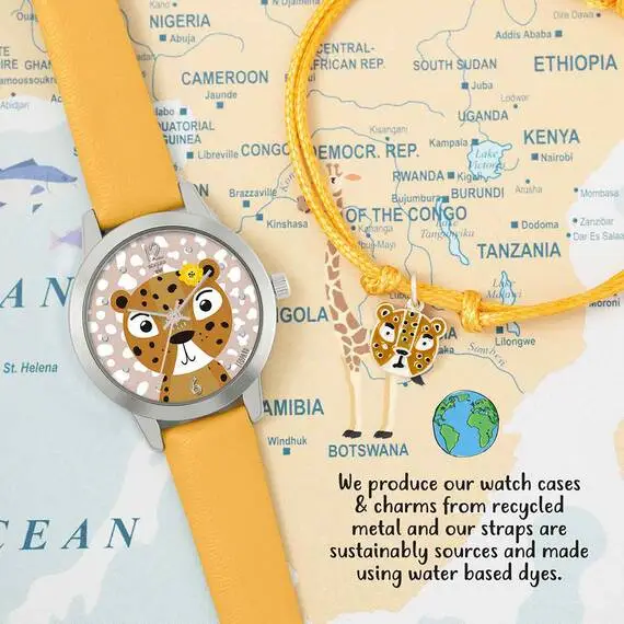 TIKKERS WWF Yellow Strap Leopard Set TKWWF005-SET, image 2