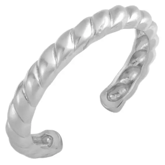 PRINCESILVERO Δαχτυλίδι Βεράκι Πλεκτό Από Ασήμι 925 4TA-RG250-1