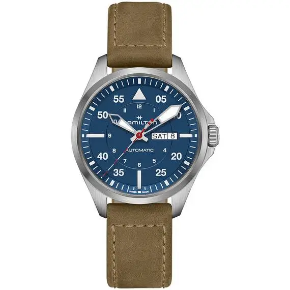 HAMILTON Khaki Aviation Pilot Day Date Automatic Air Glaciers Edition H64655941, image 2